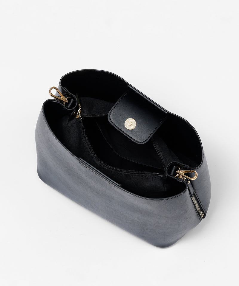 Hobo Tasche Lilla Ro in Black/Gold