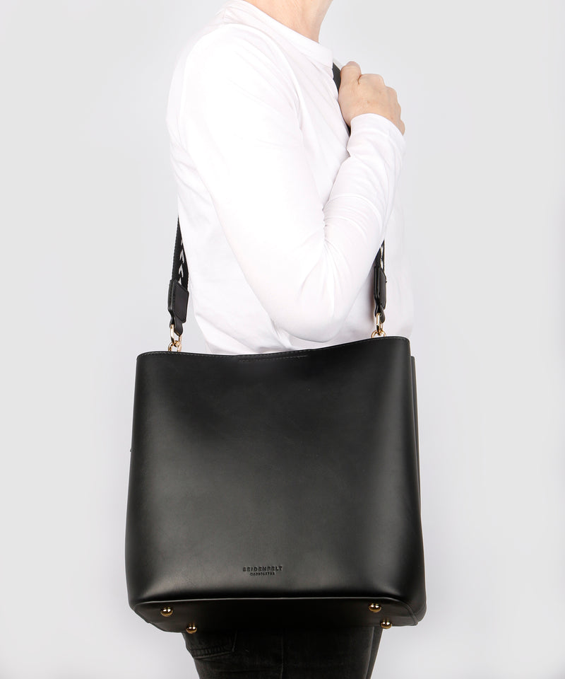 Hobo Tasche Lilla Ro in Black/Gold