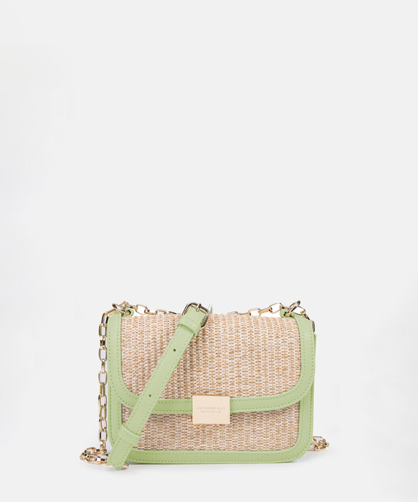 Crossbag Tanhua in Peppermint Green/Gold