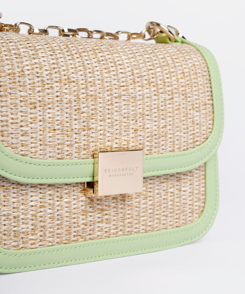 Crossbag Tanhua in Peppermint Green/Gold