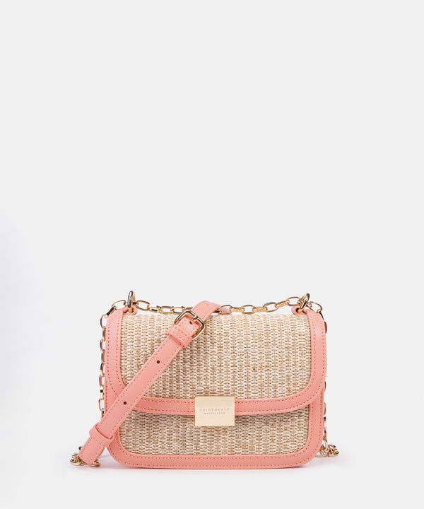 Crossbag Tanhua in Smooth Coral/Gold
