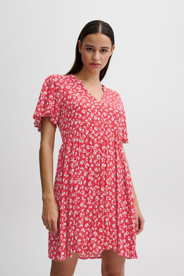 Kleid Marrakech in Raspberry Wine Flower