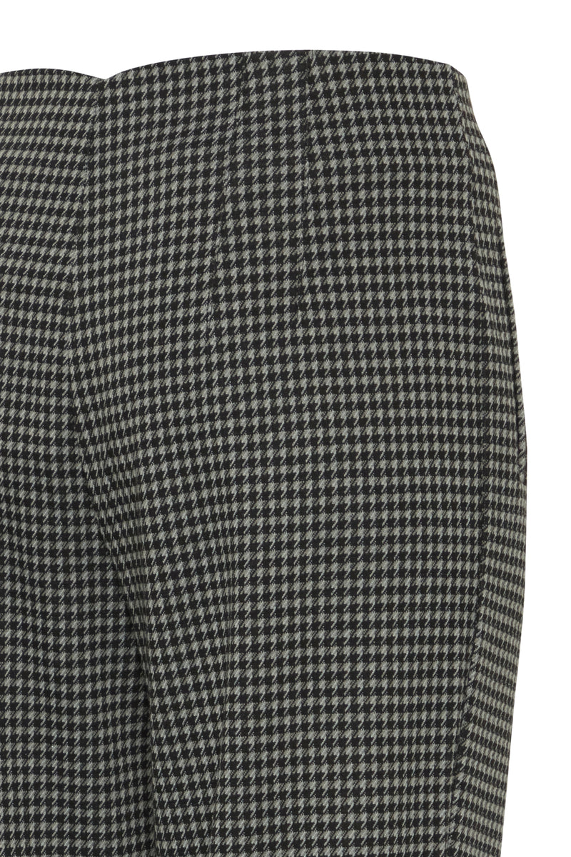 Hose Kate Houndstooth in Black/Grey Hound