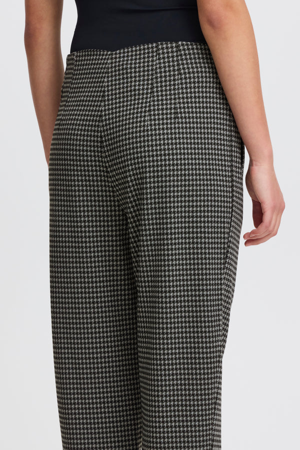 Hose Kate Houndstooth in Black/Grey Hound