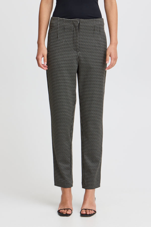 Hose Kate Houndstooth in Black/Grey Hound