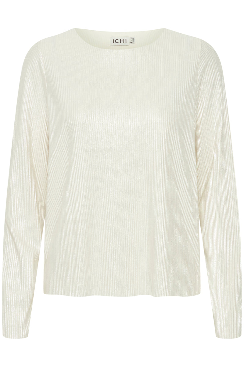 Langarmshirt Mathilde in Champagne Silver