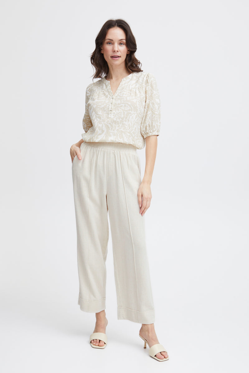 Leinenhose Atel in Beige