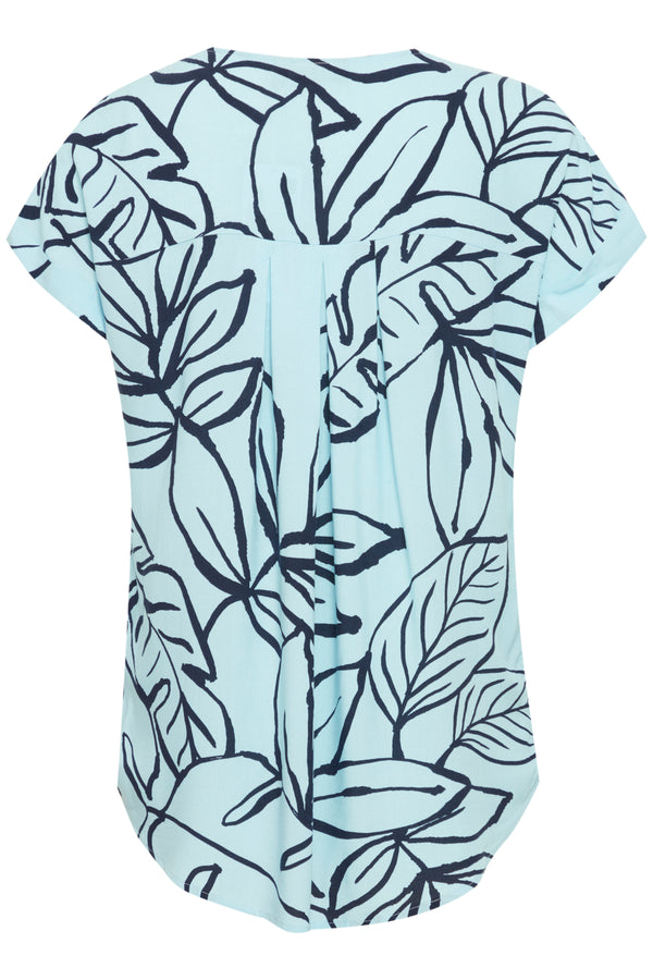 T-Shirt Relax in Cool Blue AOP