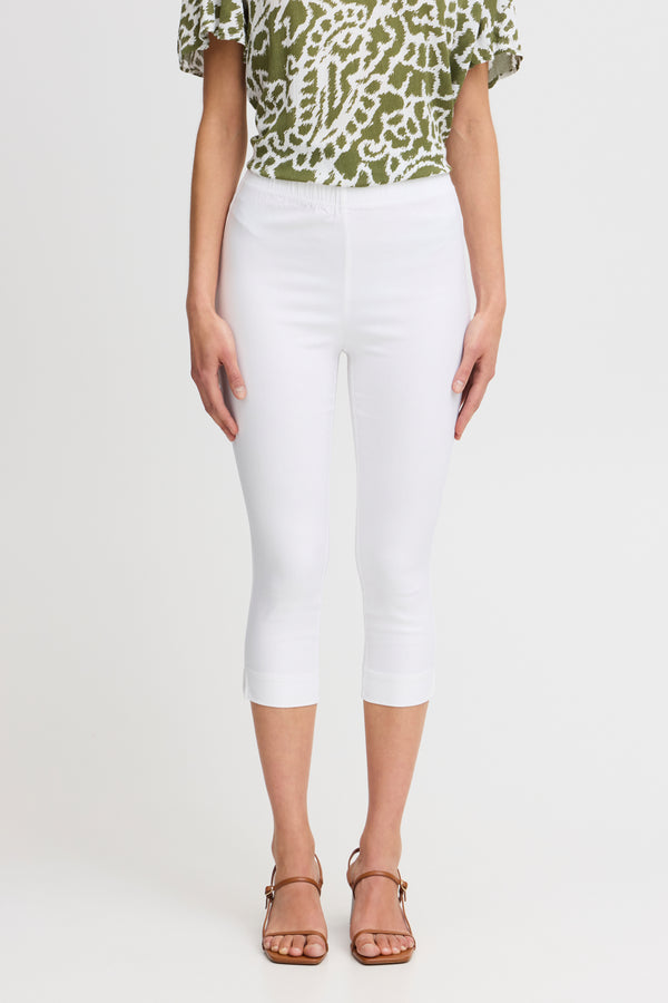 Leggings Capri in Blanc de Blanc