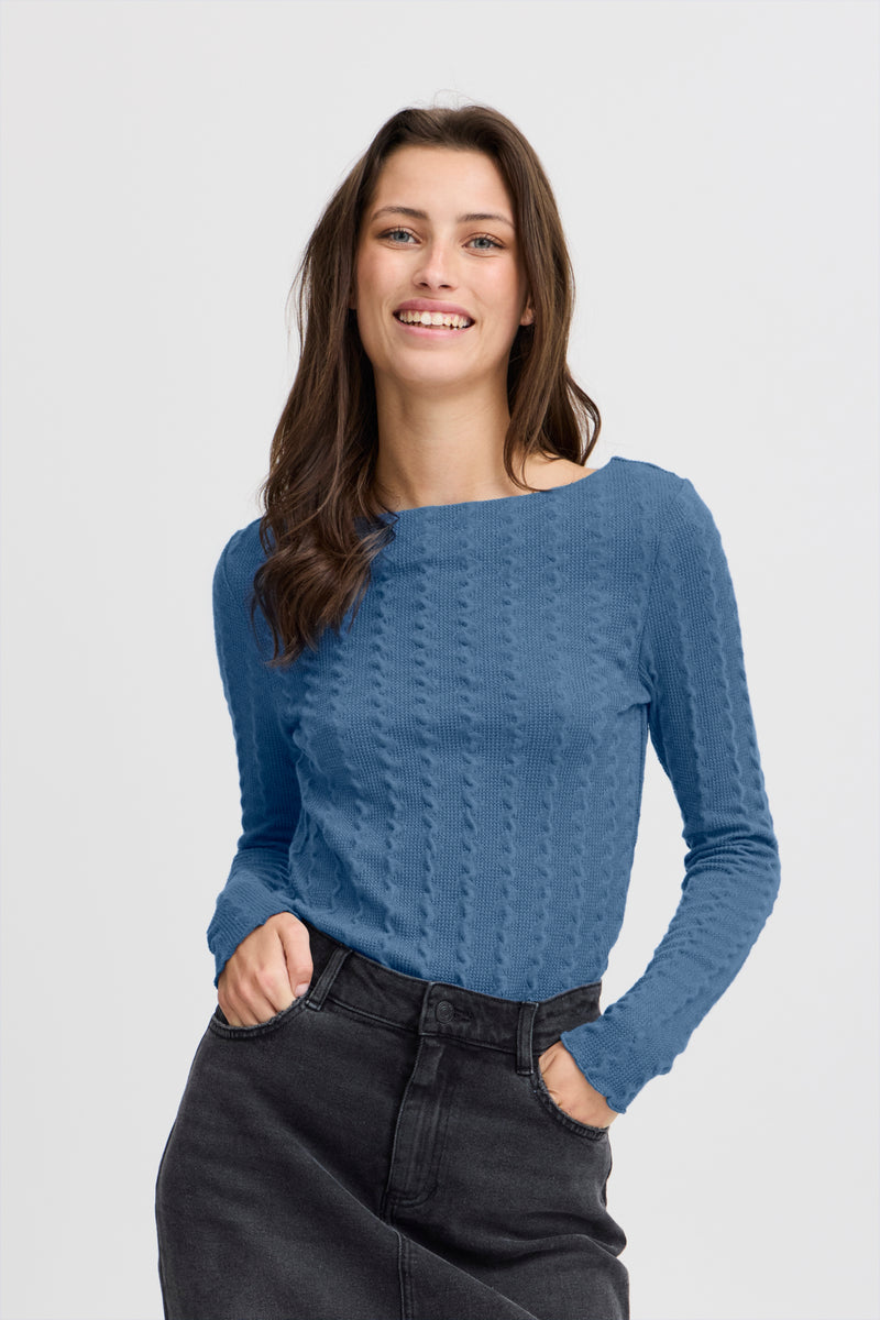 Pullover Theana in Blue Horizon Melange