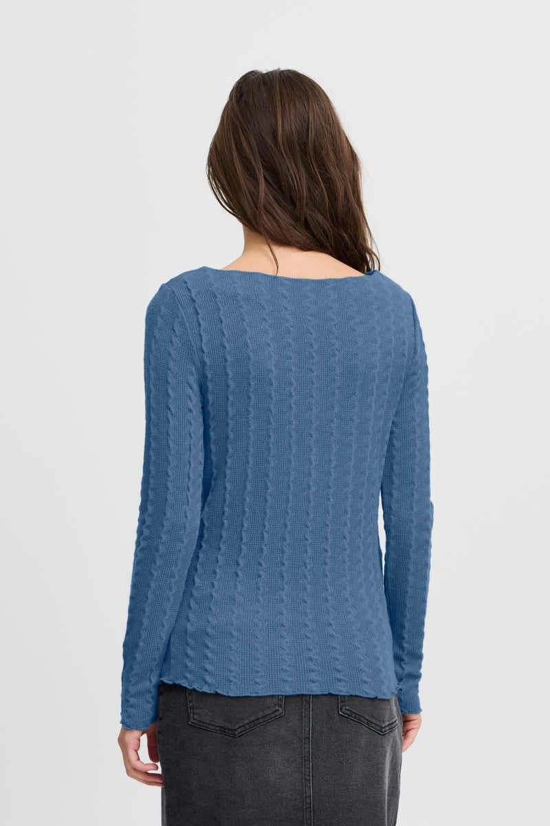 Pullover Theana in Blue Horizon Melange