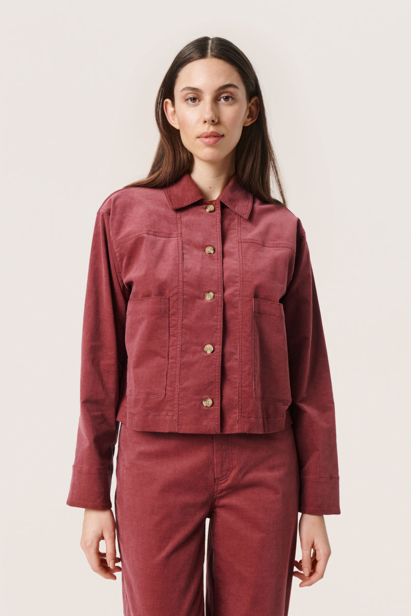 Jacke Jill in Burgundy