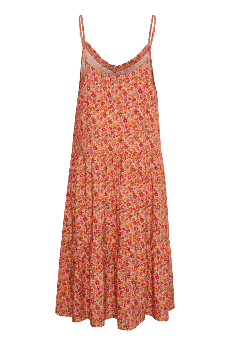 Kleid Eda Strap  in Peach Bloom