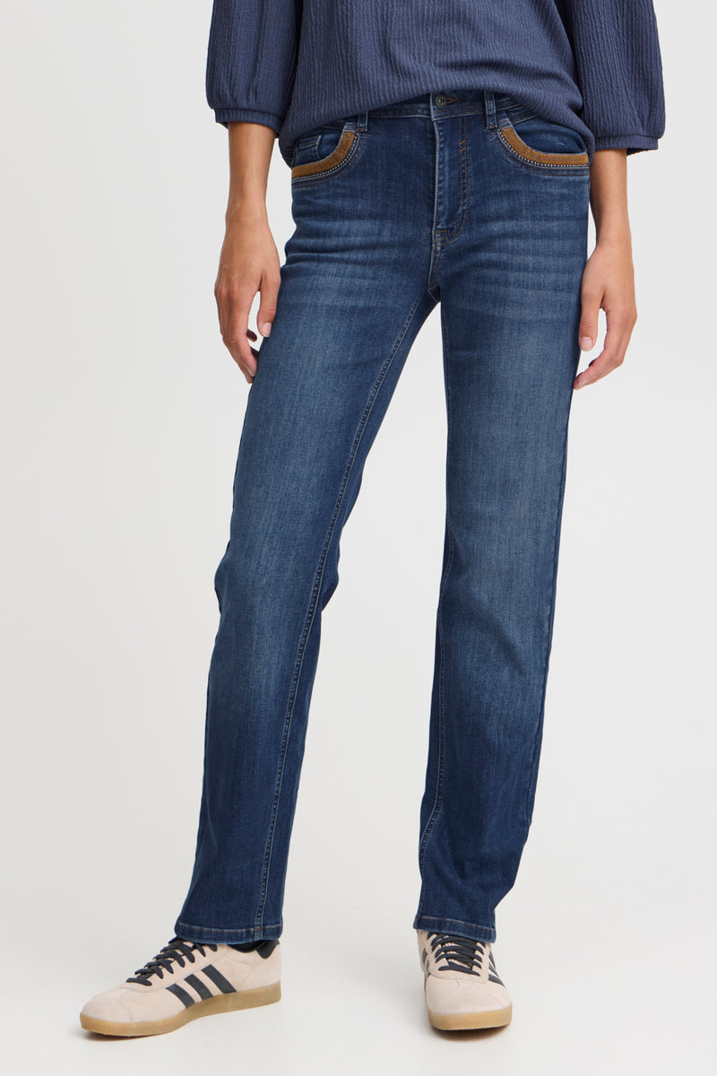 Jeans Elle in Dark Blue Denim