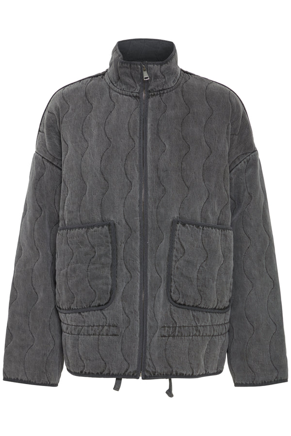 Jacke Riley in Washed Dark Grey