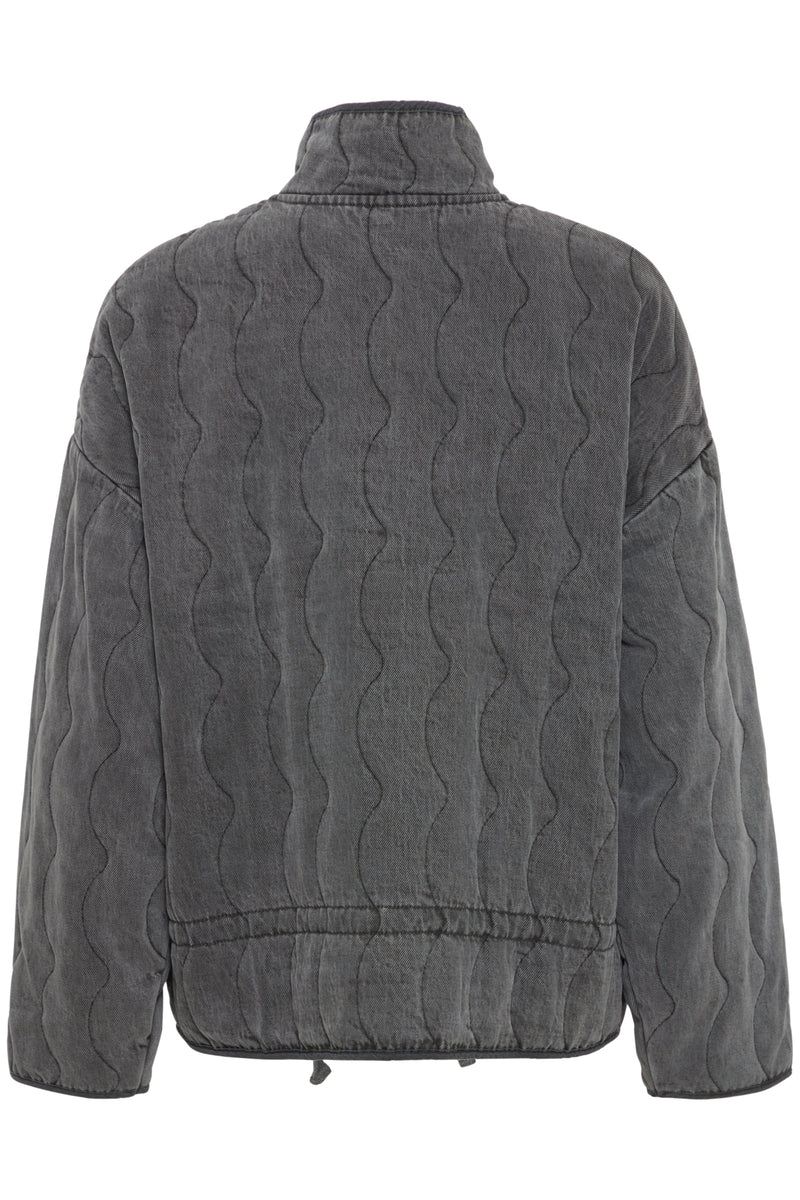 Jacke Riley in Washed Dark Grey