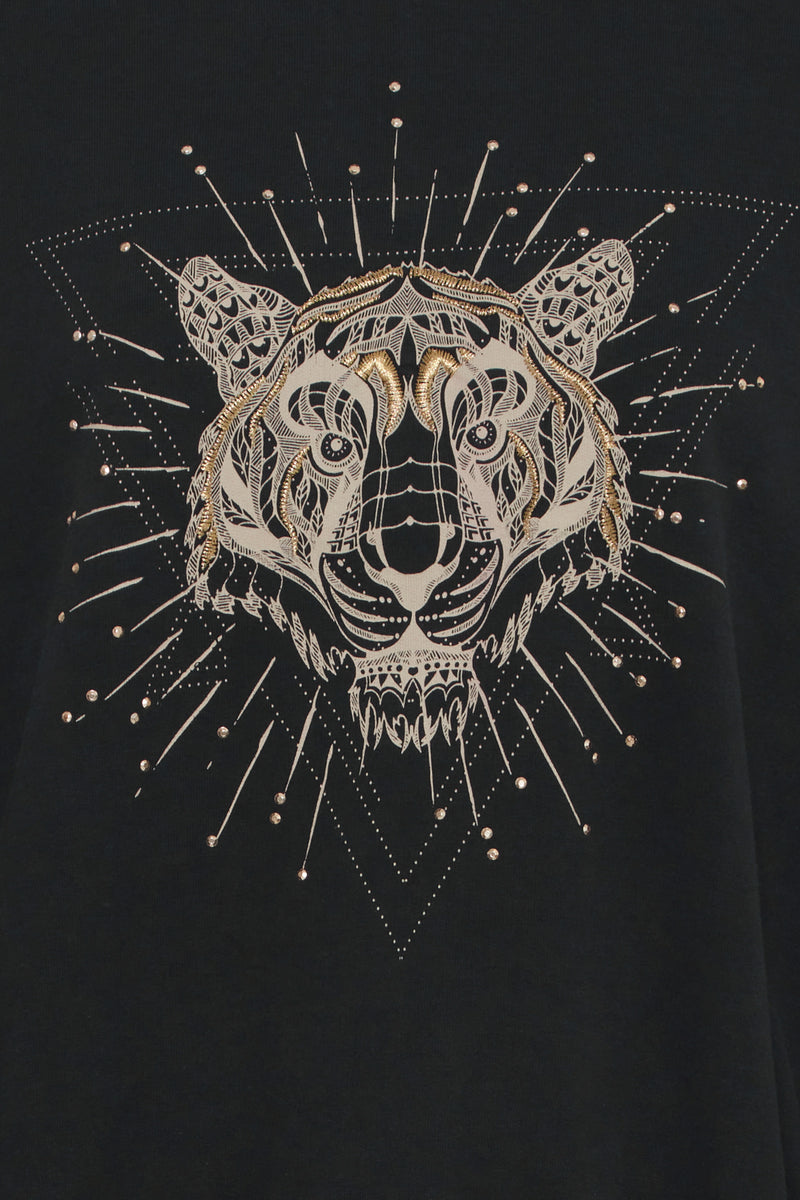 Sweatshirt Tabita in Black Beauty