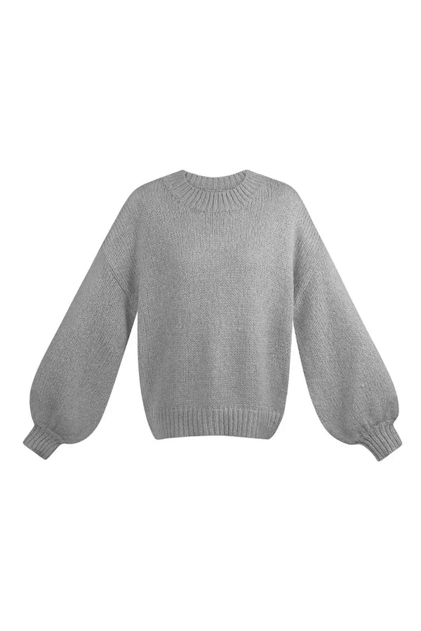 Pullover Flauschi in Grau