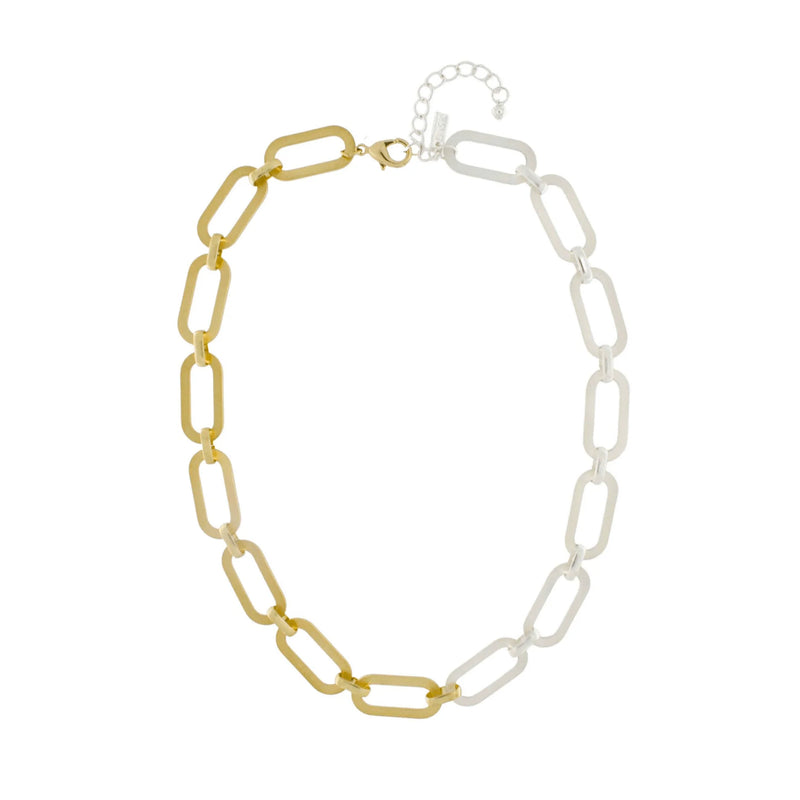 Kette Audrey Oval Link zweifarbig