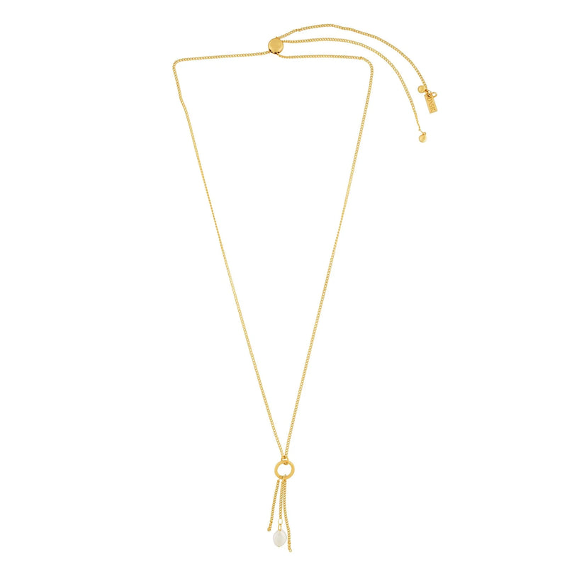 Kette Audrey Simple Glow Pearl in Gold