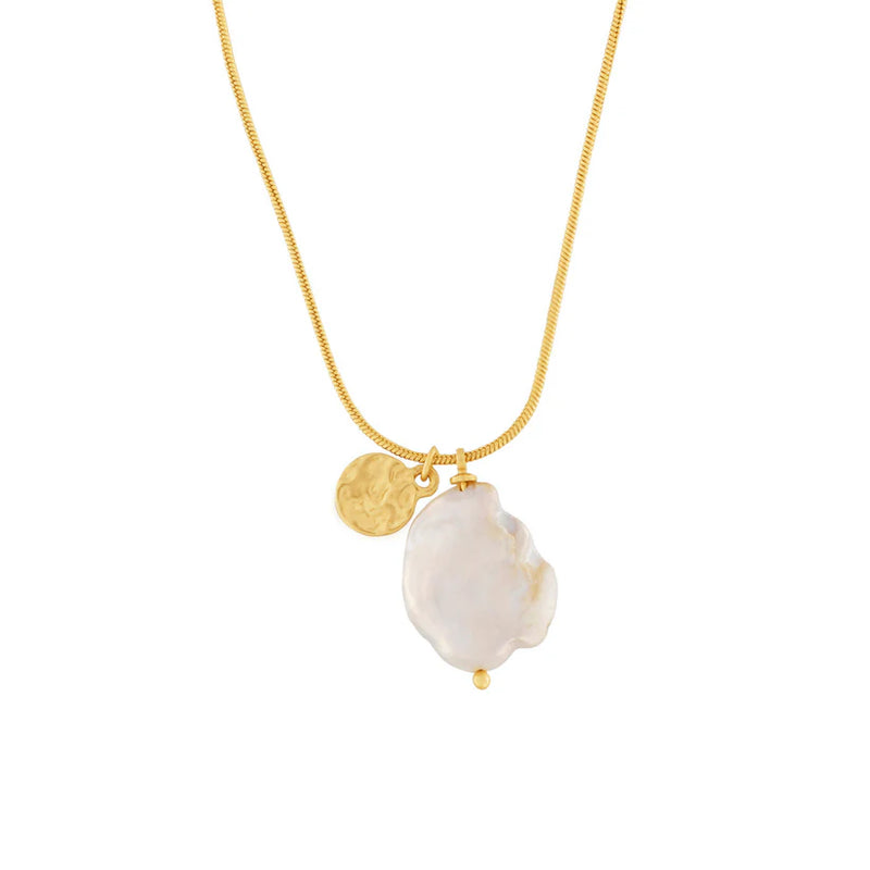 Kette Audrey Pearl in Gold