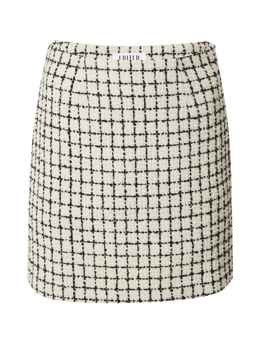 Rock Josie Tweed in Black and White check tweed