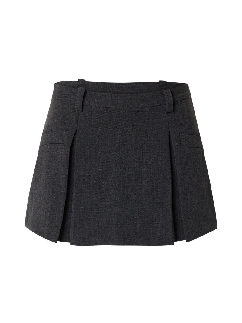 Skort Suzan in Dark Grey Melange