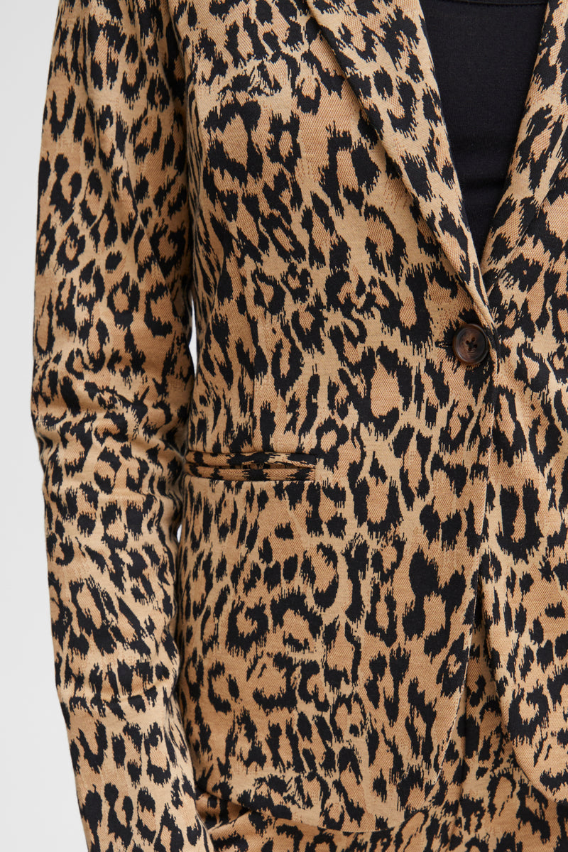 Blazer Kate Leopard Jacquard