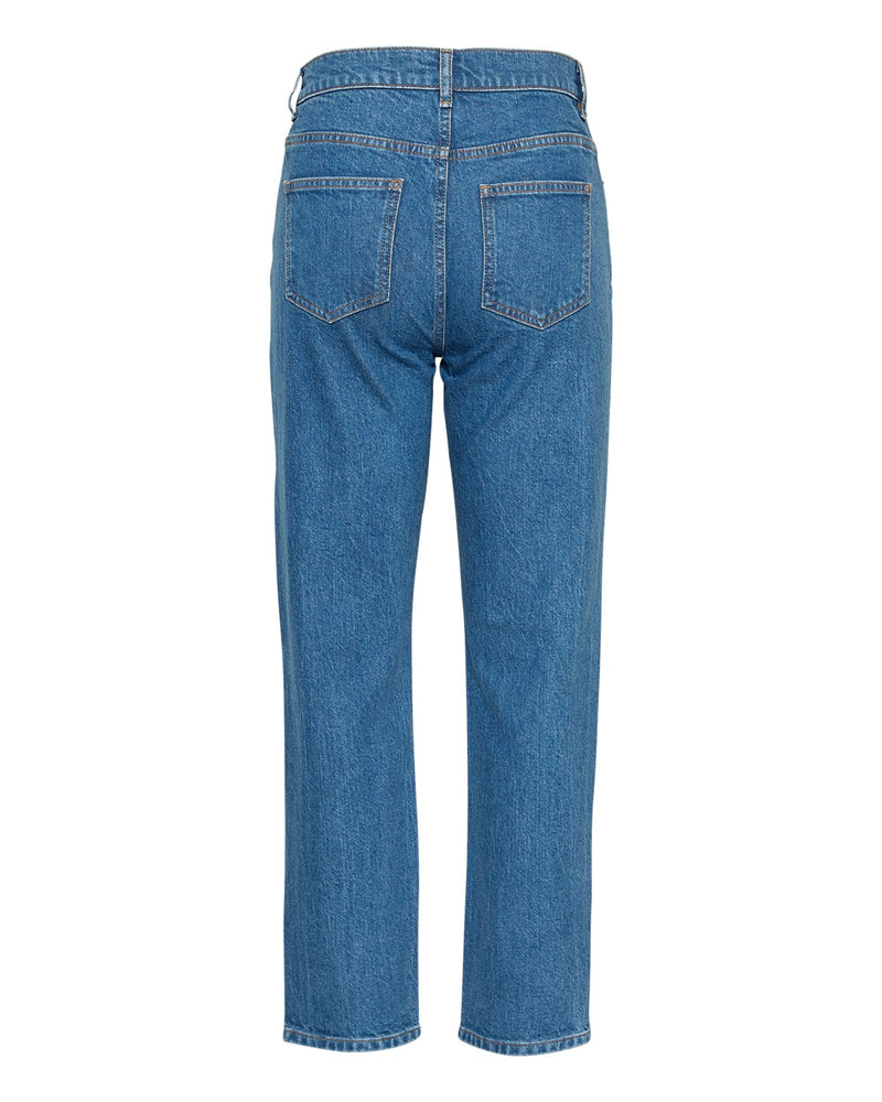 Slim Ankle Jeans Edi Ada in Mid Blue Wash