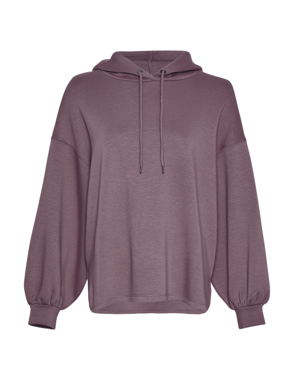 Hoody Janella Ima Q in Black Plum