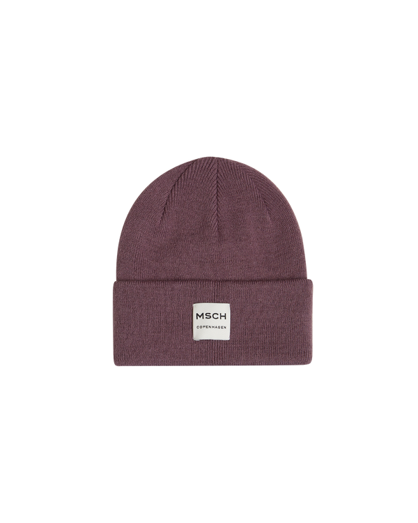 Beanie Mojo in Black Plum