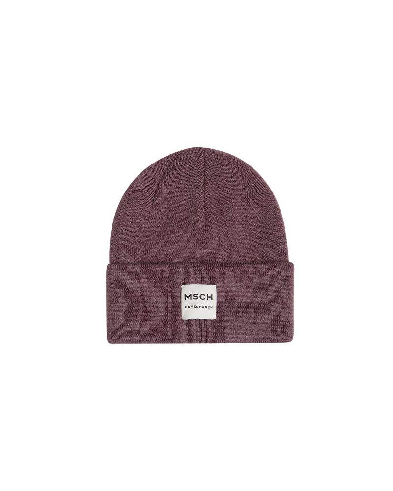 Beanie Mojo in Black Plum