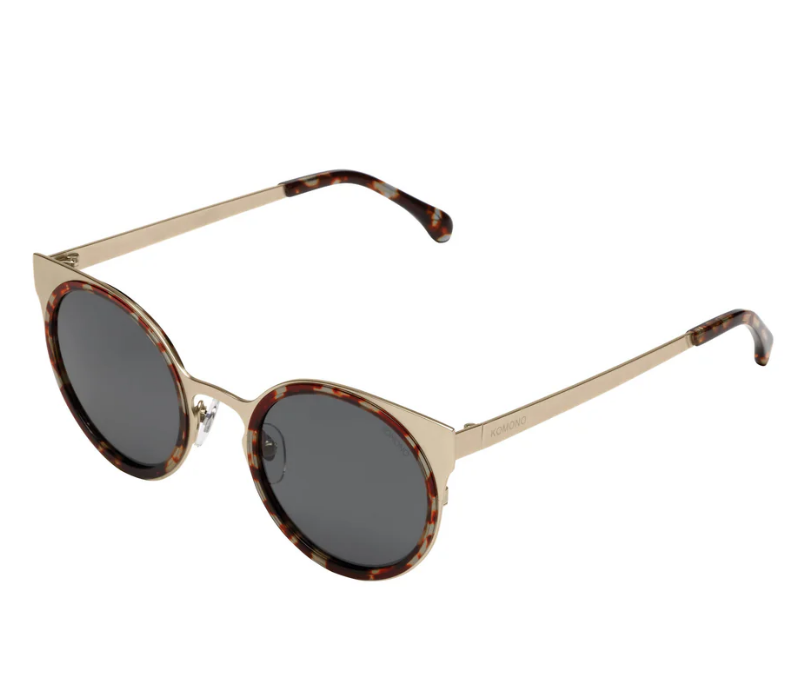 Sonnenbrille Lulu Steel White Gold / Havana