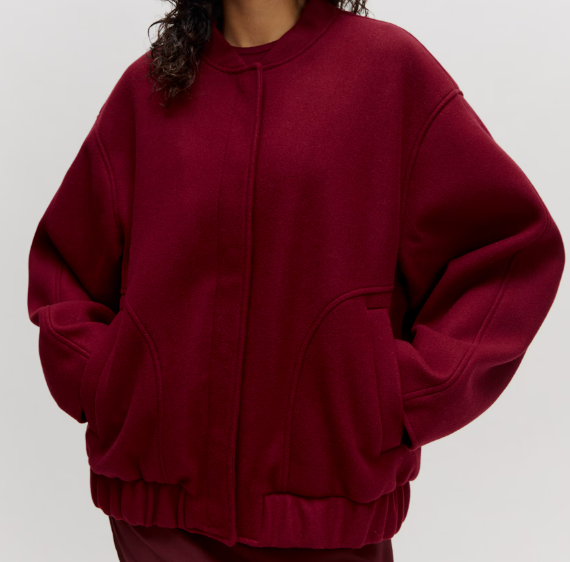 Bomberjacke Geena in Burgundy