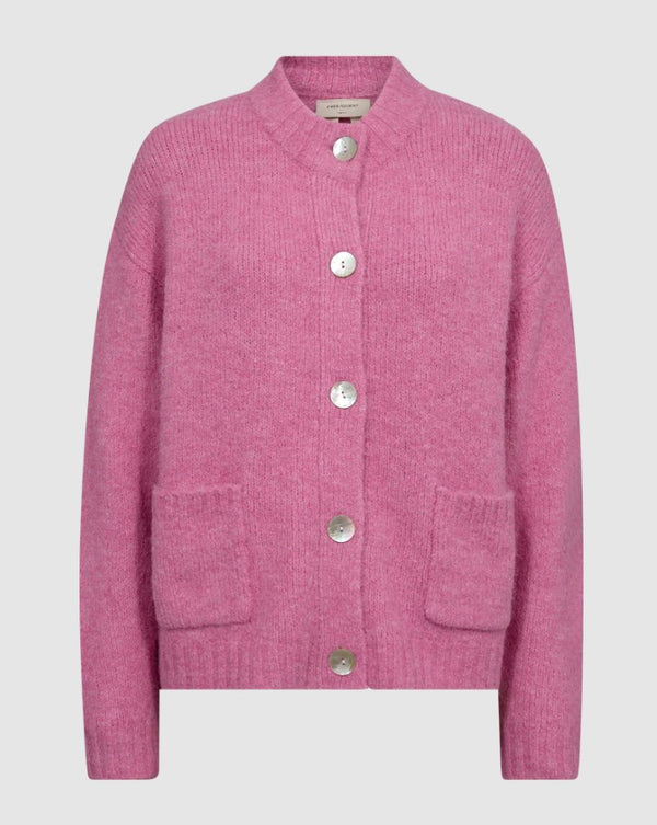 Cardigan Louisa in Fuchsia Pink