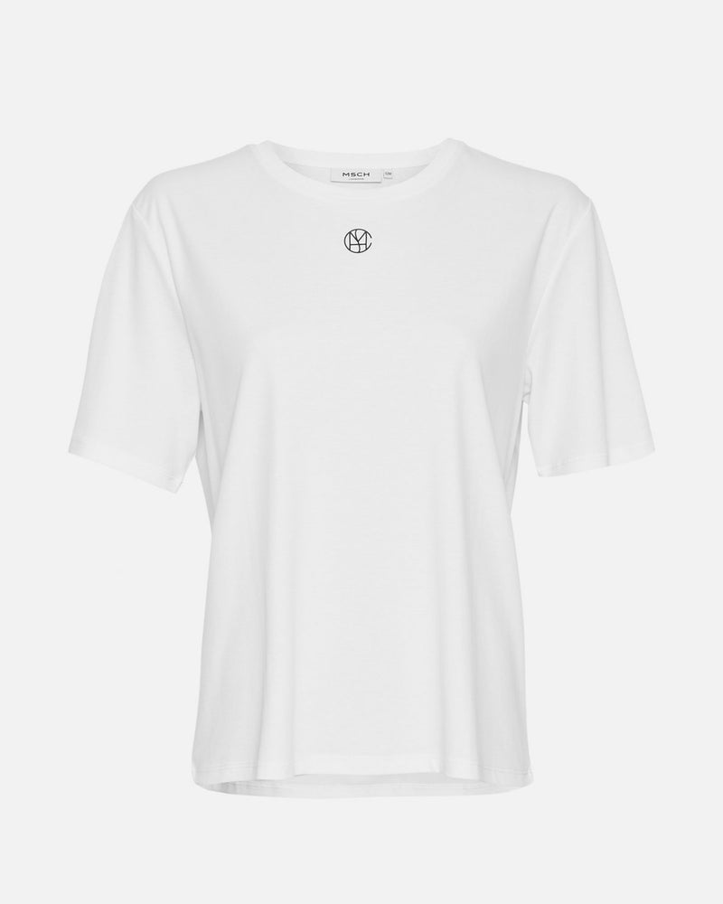 T-Shirt Melea Icon in Bright White/Black