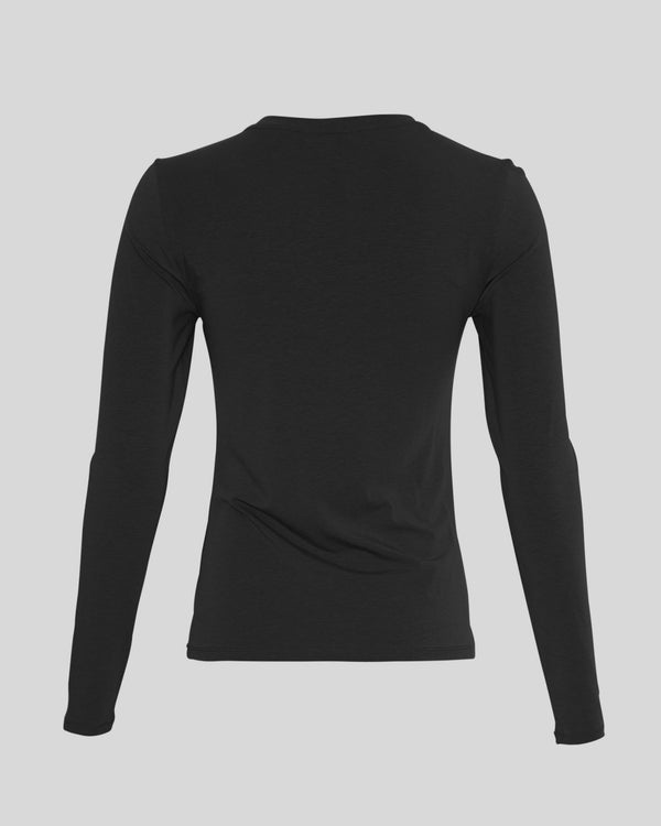 Langarmshirt Betrina O LS in Black