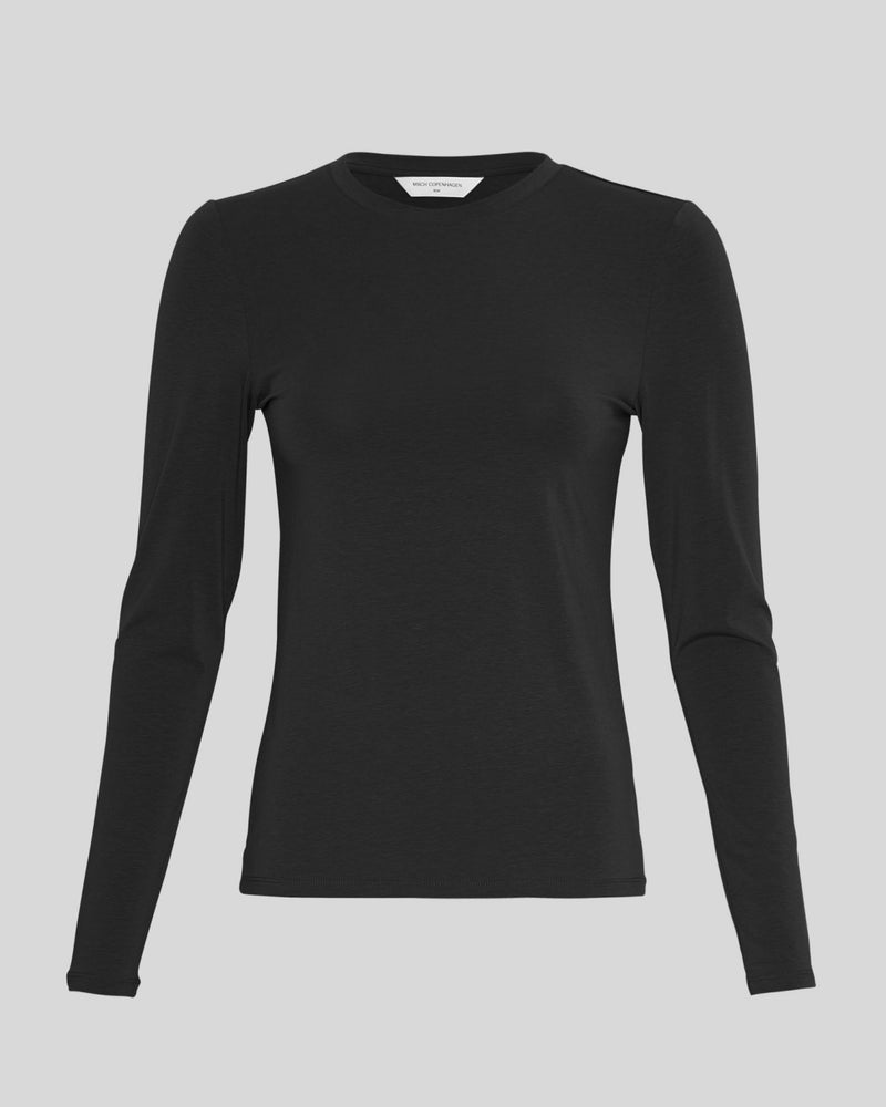 Langarmshirt Betrina O LS in Black