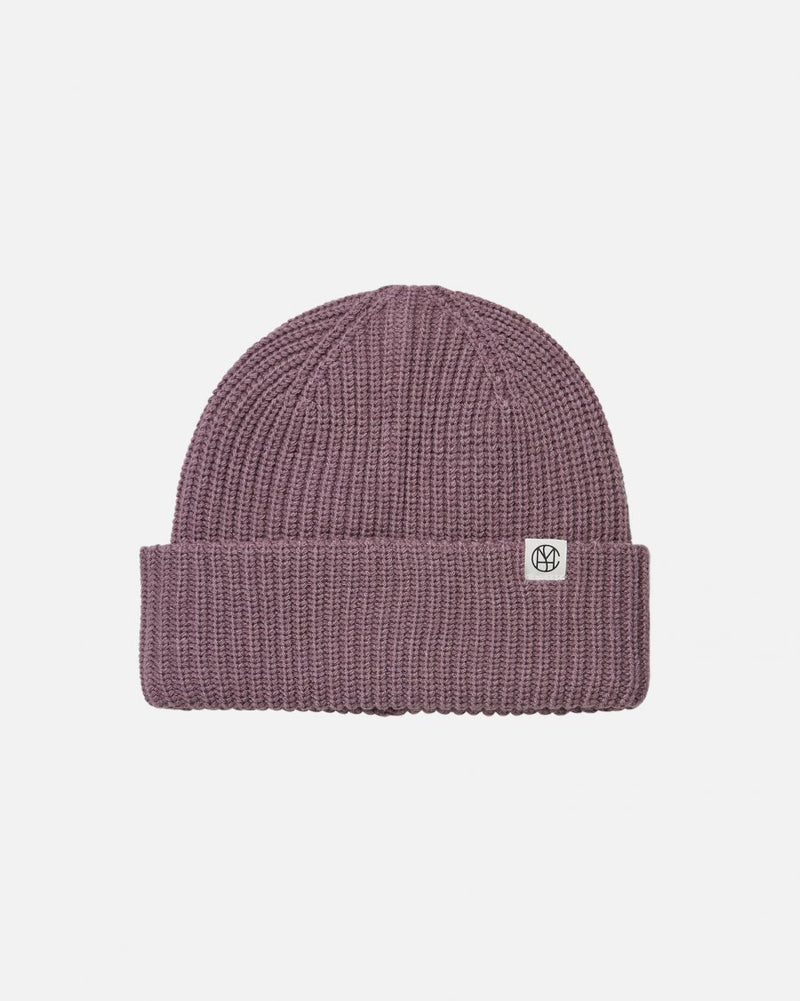 Icon Beanie Galine Rachelle in Black Plum