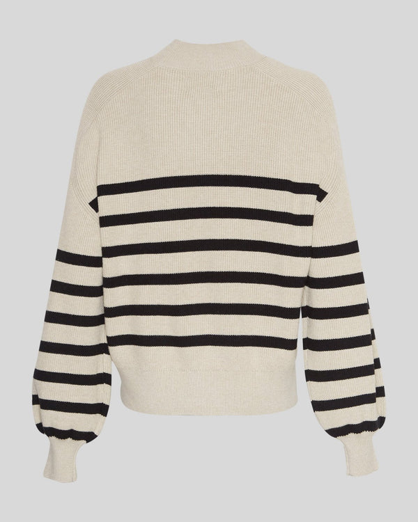 Pullover Maura Rachelle M in Oat Mel/Black