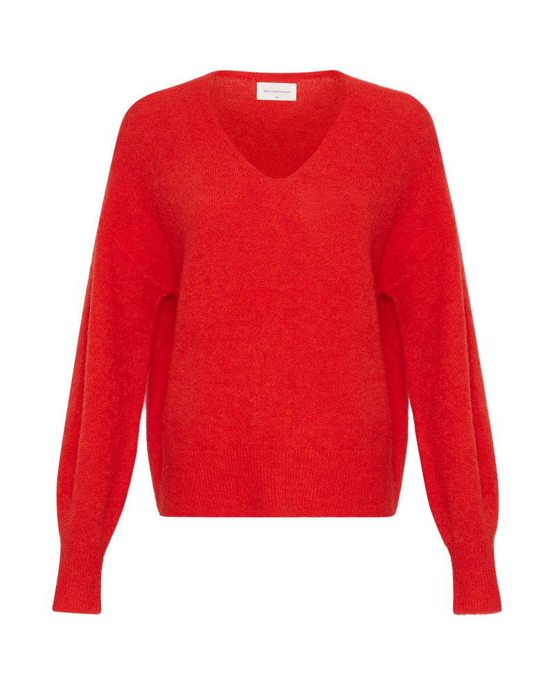 Pullover Hila Hope V in Flame Scarlet