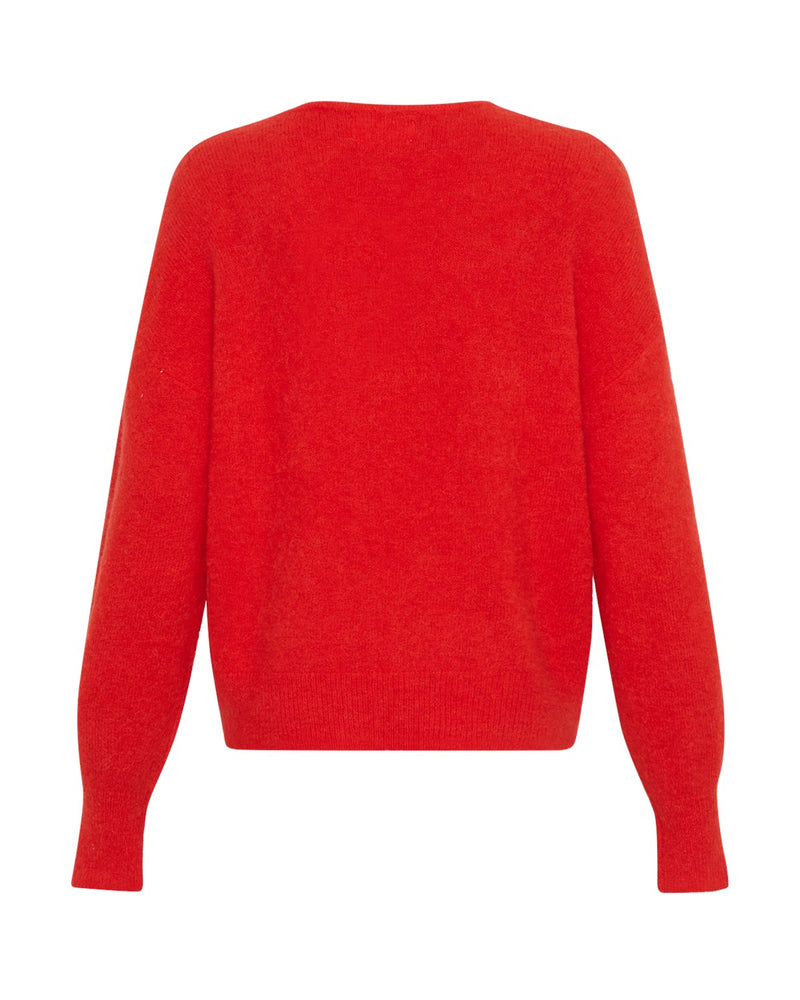 Pullover Hila Hope V in Flame Scarlet