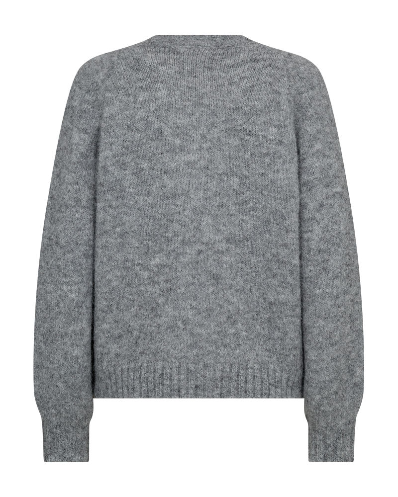 Cardigan Louisa in Medium Grey Melange