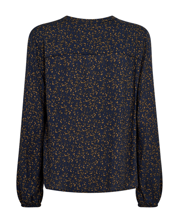 Bluse Adney in Navy Blazer w. Bronze Brown