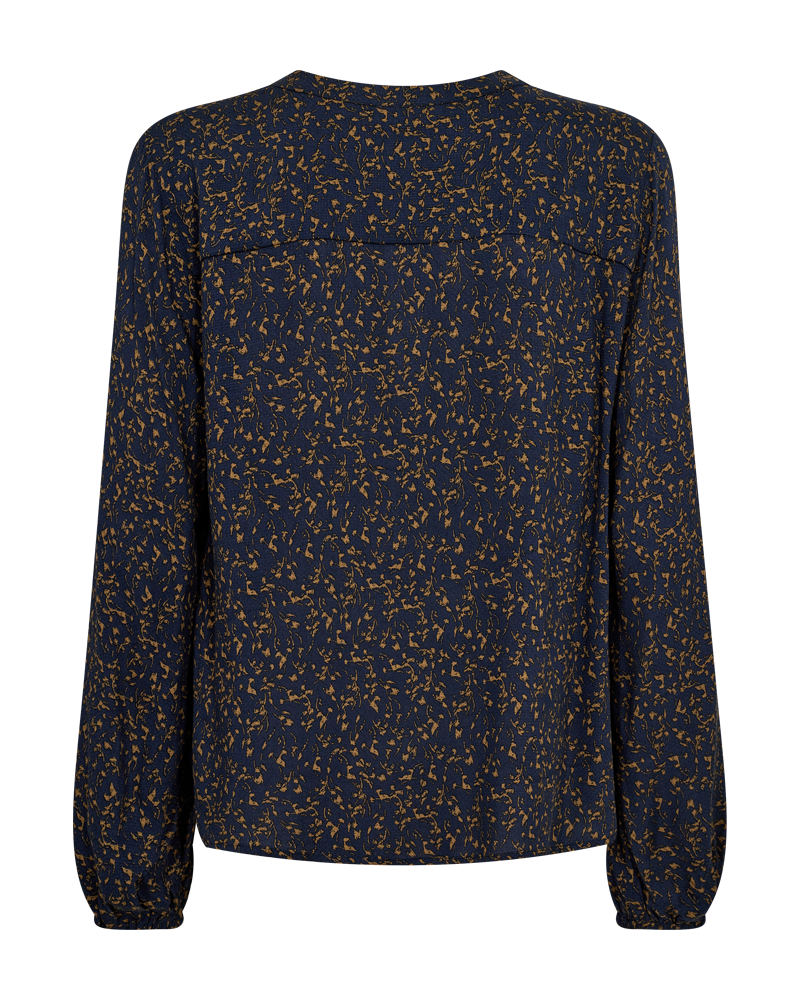 Bluse Adney in Navy Blazer w. Bronze Brown