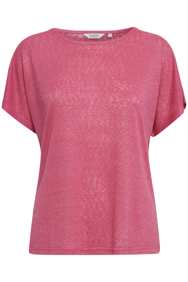 T- Shirt Sakia in Raspberry Rose