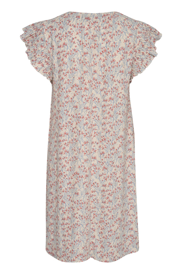 Kleid Suzie in Whisper White Lily Print