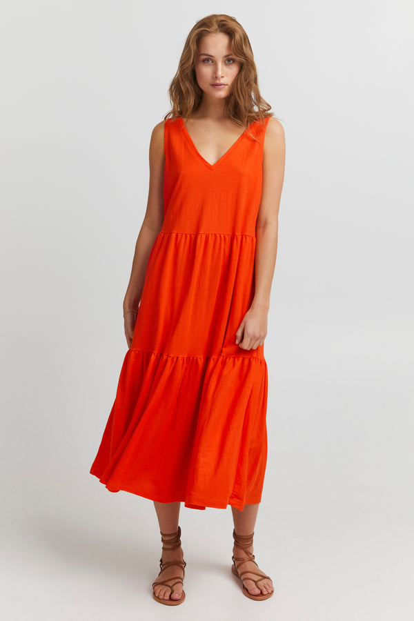 Kleid Amelia in Cherry Tomato