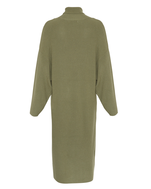 Kleid Magnea Rachelle Rib in Olivine